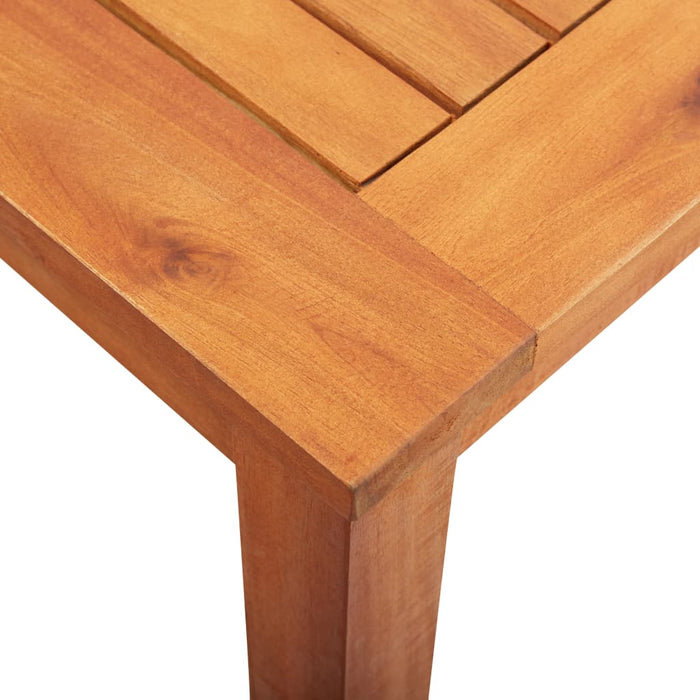 Garden Table 215X90X74 Cm Solid Acacia Wood Apklt