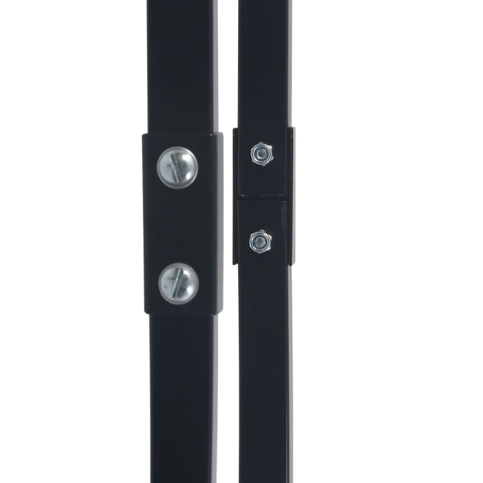 Firewood Rack Black 80X25X100 Cm Steel Xnlxni