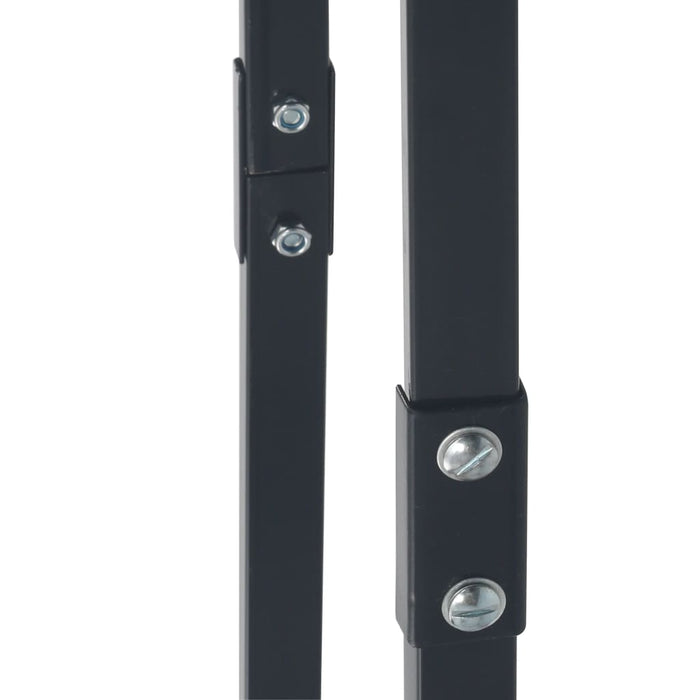 Firewood Rack Black 100X25X100 Cm Steel Xnlxnn