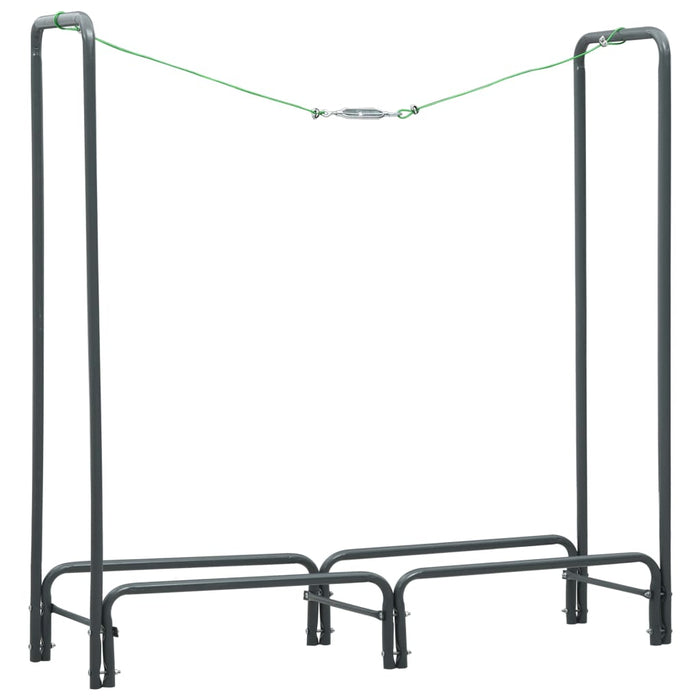 Firewood Rack Anthracite 120X35X120 Cm Steel Xnlxkb