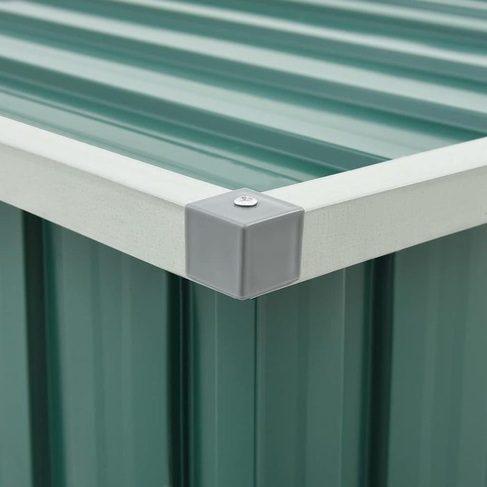 Garden Storage Box Green 109X67X65 Cm Alxpi