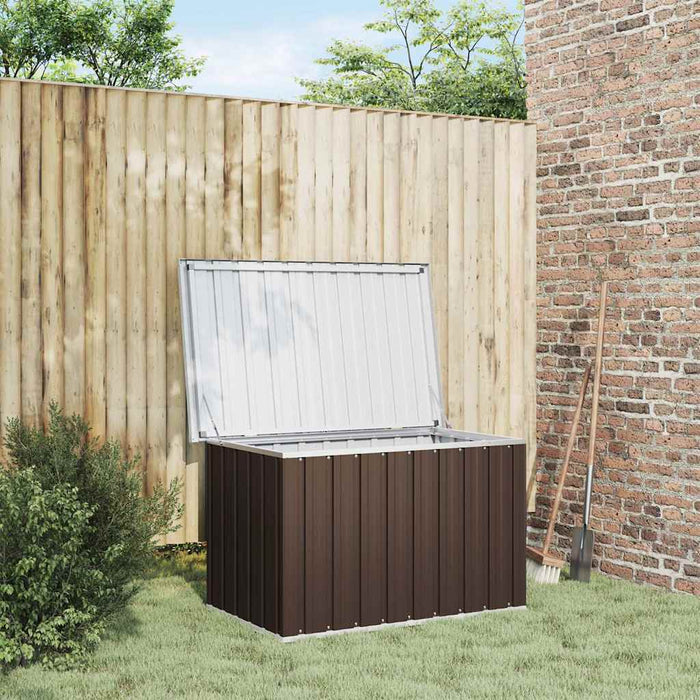 Garden Storage Box Brown 109X67X65 Cm Alxlb