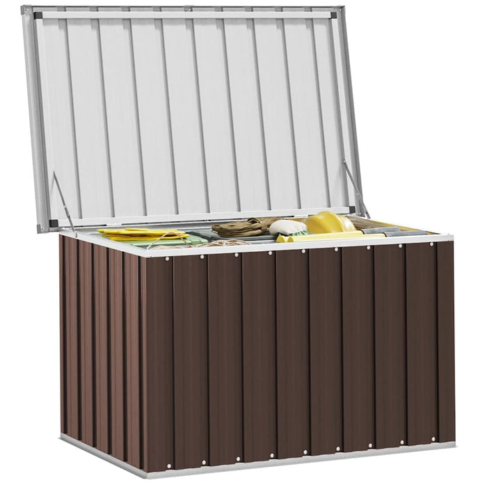 Garden Storage Box Brown 109X67X65 Cm Alxlb