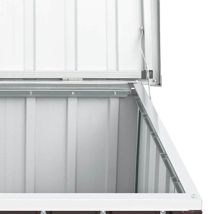 Garden Storage Box Brown 109X67X65 Cm Alxlb