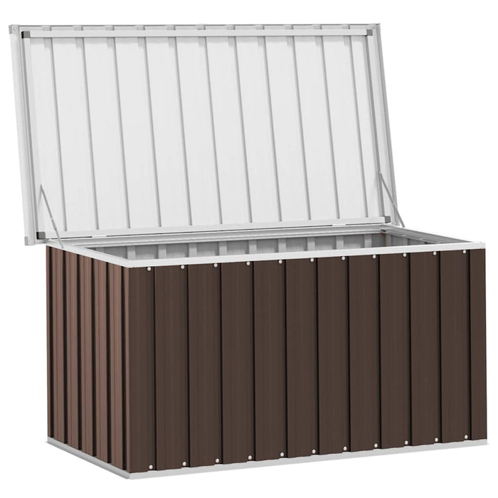 Garden Storage Box Brown 129X67X65 Cm Alxla