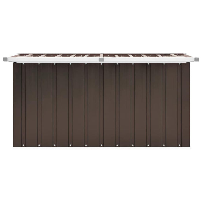 Garden Storage Box Brown 129X67X65 Cm Alxla