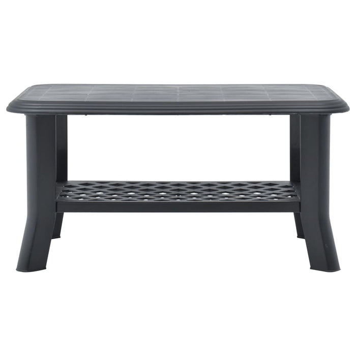 Coffee Table Anthracite 90X60X46 Cm Plastic Anikp