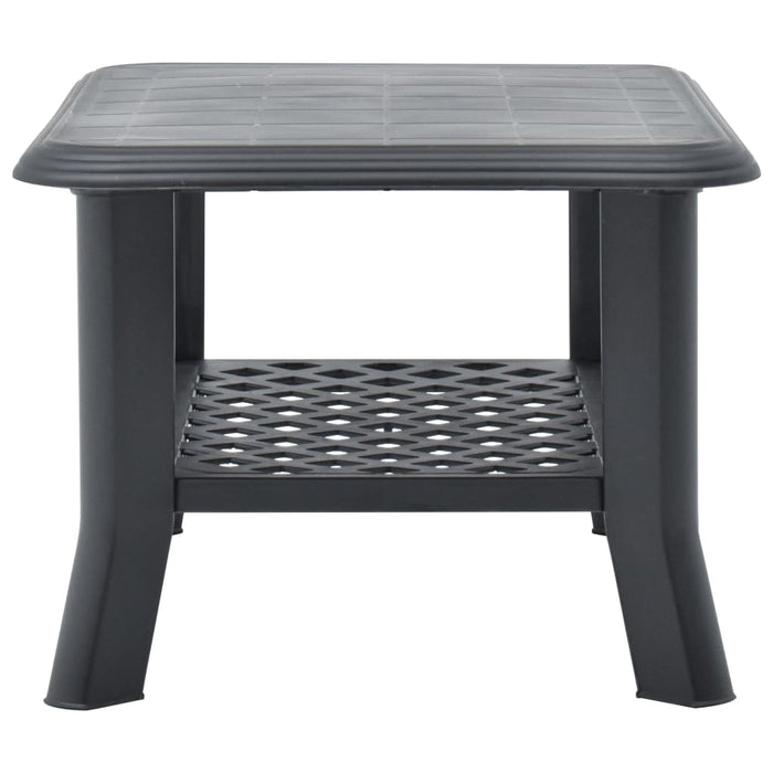 Coffee Table Anthracite 90X60X46 Cm Plastic Anikp