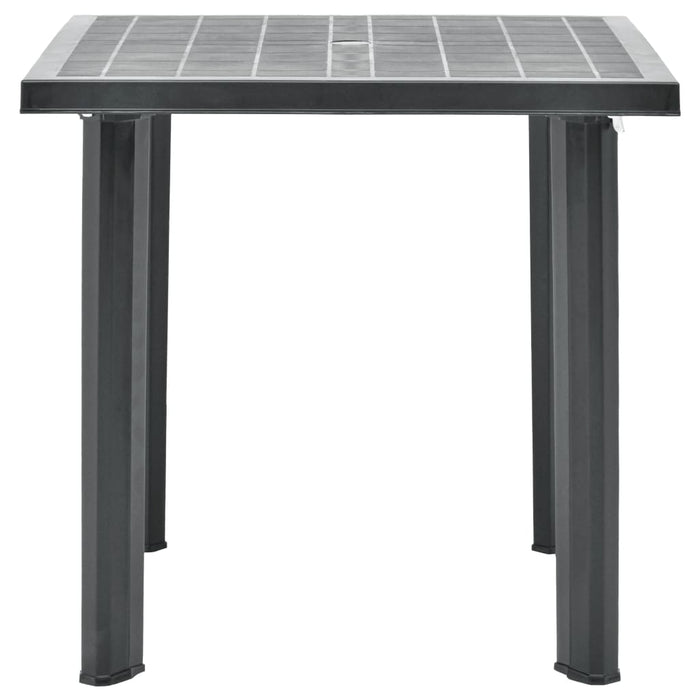 Garden Table Anthracite 80X75X72 Cm Plastic Annba