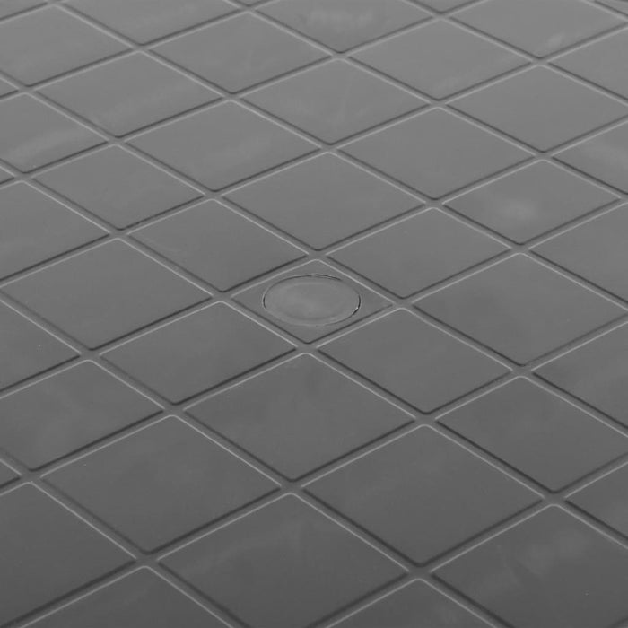 Garden Table Anthracite 89 Cm Plastic Annbi