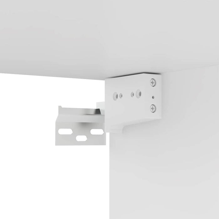 Tv Cabinet White 100X30X30 Cm Engineered Wood Nboano