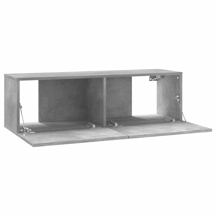 Tv Cabinet Concrete Grey 100X30X30 Cm Engineered Wood Nboanp