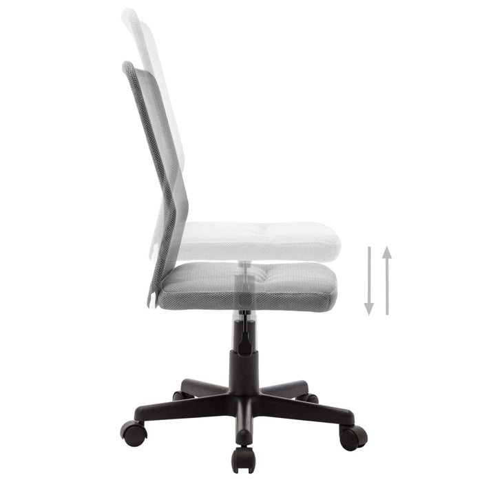 Office Chair Grey 44X52X100 Cm Mesh Fabric Xnkpop