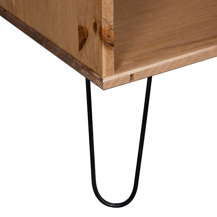 Coffee Table New York Light Wood Solid Pine Wood Txooan