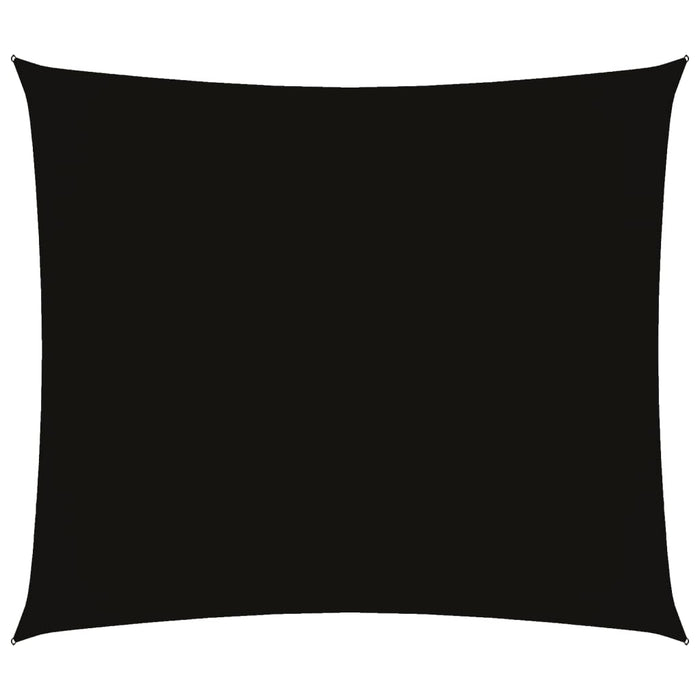 Sunshade Sail Oxford Fabric Rectangular 2.5X3 M Black Otpipp