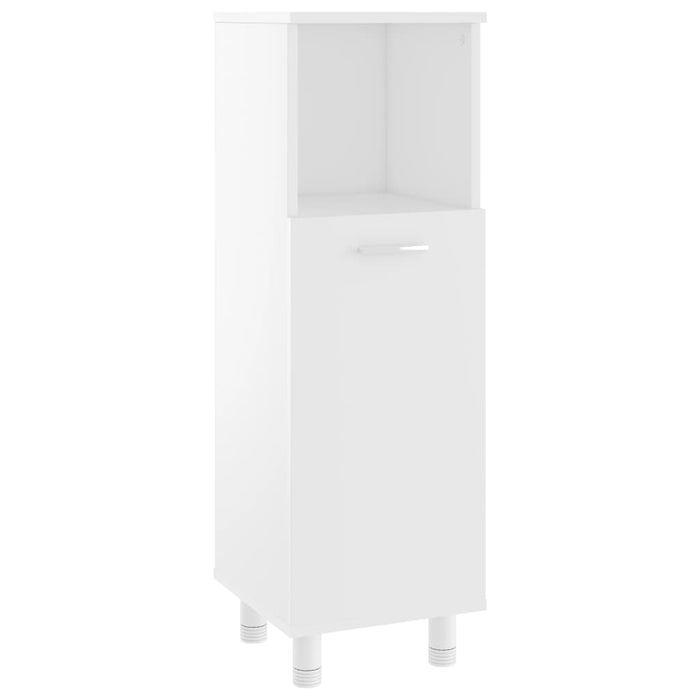 Bathroom Cabinet White 30X30X95 Cm Engineered Wood Nbxlop