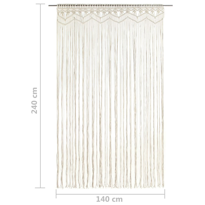 Macrame Curtain 140X240 Cm Cotton Txtkil