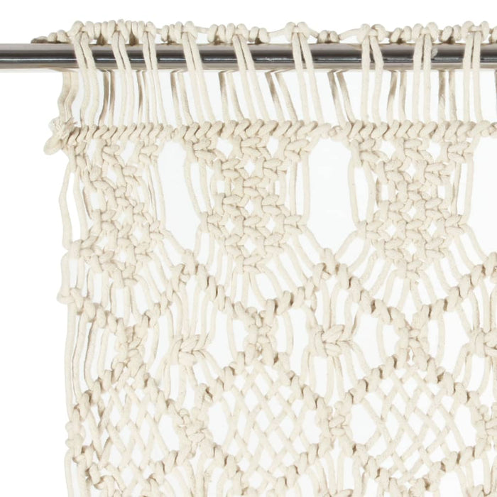 Macrame Curtain 140X240 Cm Cotton Txtkii