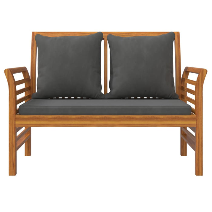 4 Piece Garden Lounge Set With Cushions Solid Wood Acacia Tbpnbkn