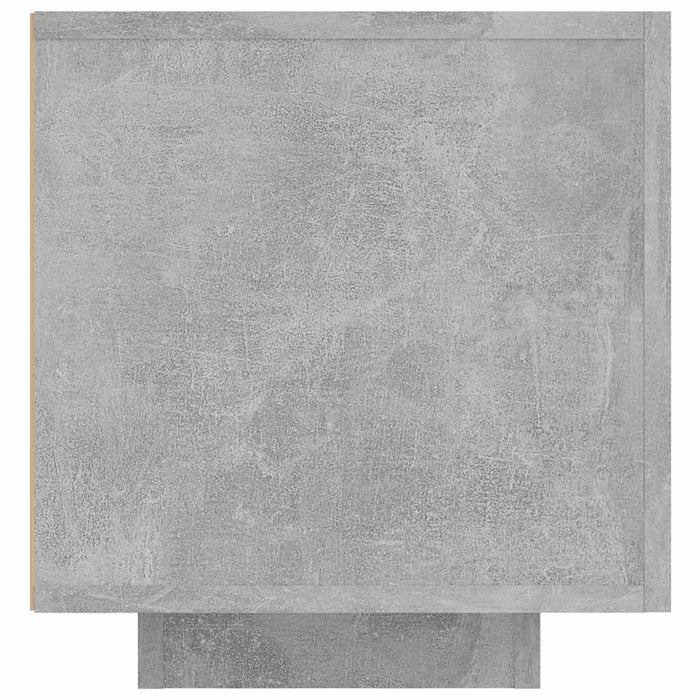 Tv Cabinet With Led Lights Concrete Grey 160X35X40 Cm Nbaato