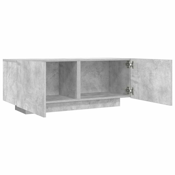 Tv Cabinet Concrete Grey 100X35X40 Cm Engineered Wood Nbaaab