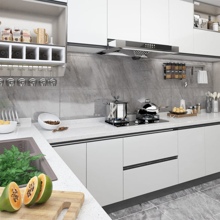 Self-Adhesive Furniture Films 2 Pcs White 500X90 Cm Pvc Tbpklpo