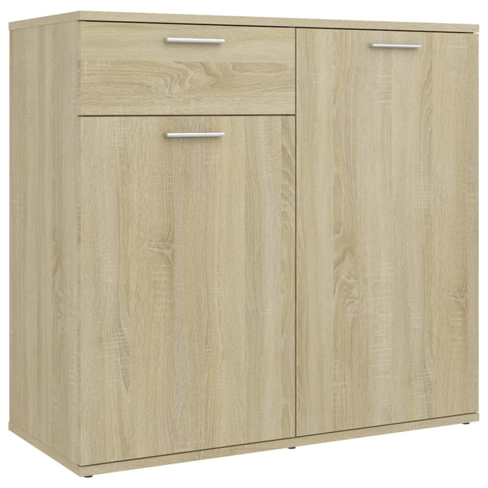 Sideboard Sonoma Oak 80X36X75 Cm Engineered Wood Nbpiit
