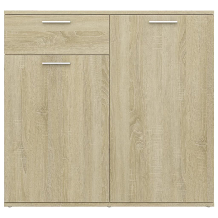 Sideboard Sonoma Oak 80X36X75 Cm Engineered Wood Nbpiit