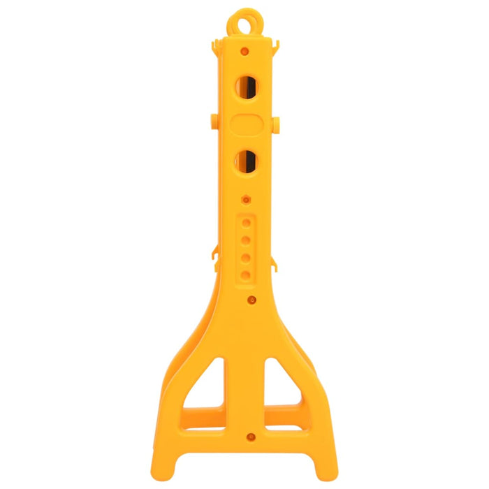 Folding Traffic Barrier Yellow And Black 250X38X96 Cm Opbknn