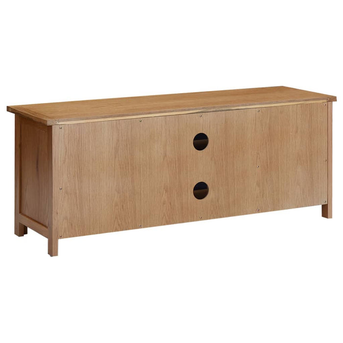 Tv Cabinet 110X35X44 Cm Solid Oak Wood Txiatp