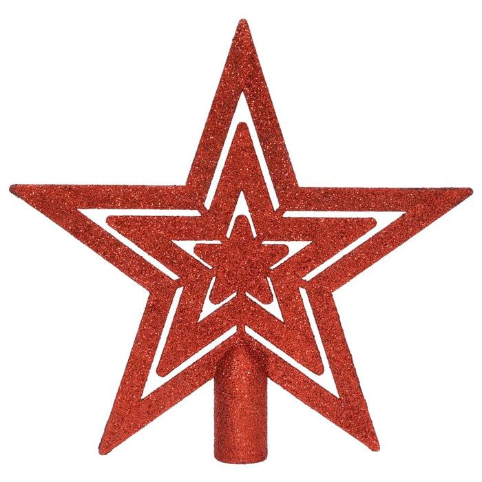 108 Piece Christmas Bauble Set Red And White Ttbbkx