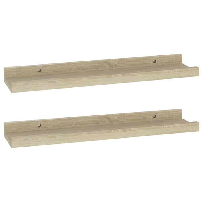 Wall Shelves 2 Pcs Sonoma Oak 40X9X3 Cm Txllik
