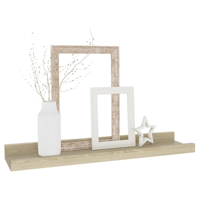 Wall Shelves 2 Pcs Sonoma Oak 40X9X3 Cm Txllik