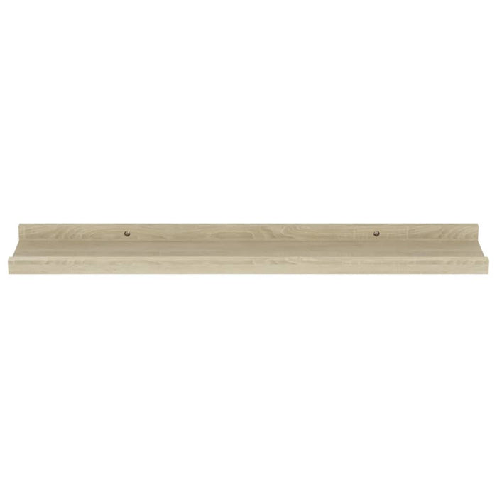 Wall Shelves 2 Pcs Sonoma Oak 60X9X3 Cm Txllnb
