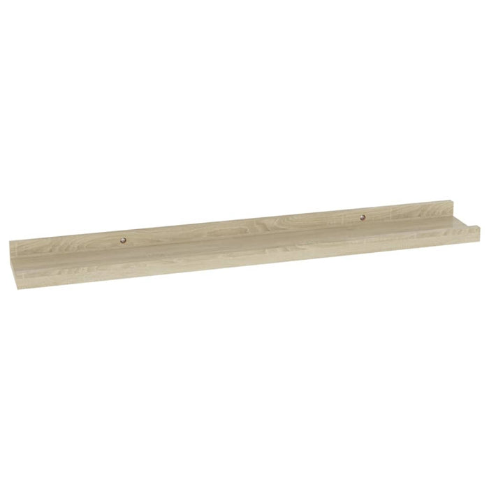 Wall Shelves 2 Pcs Sonoma Oak 60X9X3 Cm Txllnb
