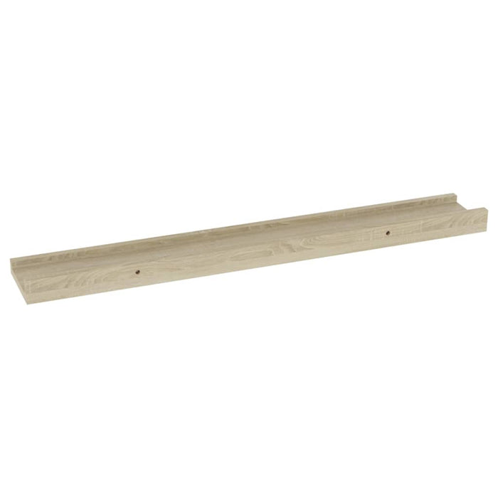 Wall Shelves 2 Pcs Sonoma Oak 60X9X3 Cm Txllnb