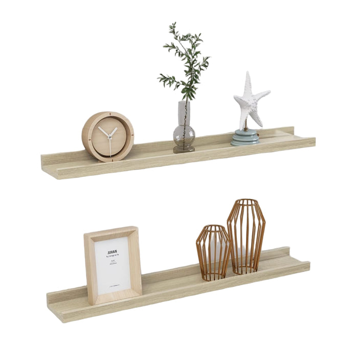 Wall Shelves 2 Pcs Sonoma Oak 60X9X3 Cm Txllnb