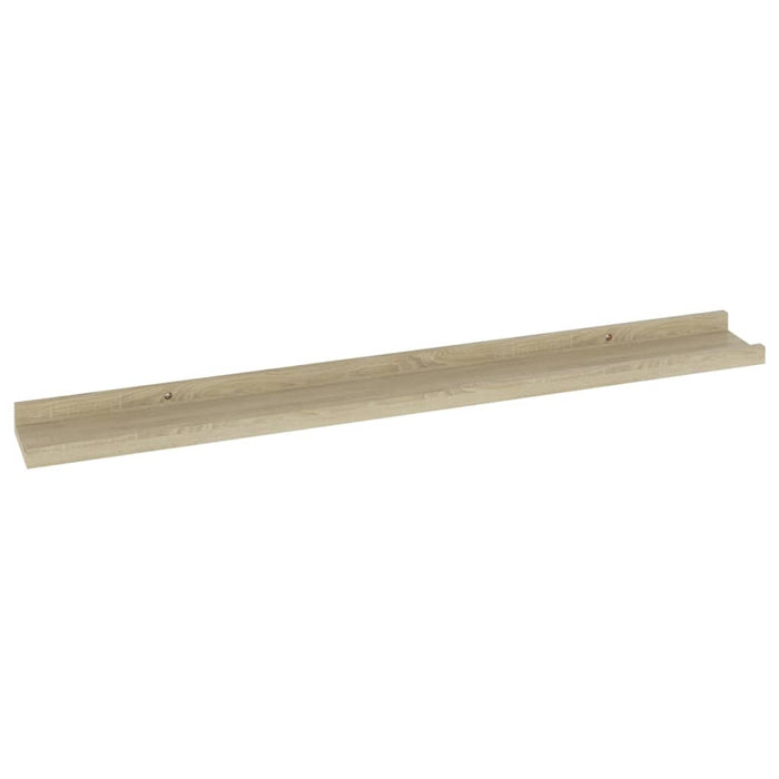 Wall Shelves 2 Pcs Sonoma Oak 80X9X3 Cm Txllno