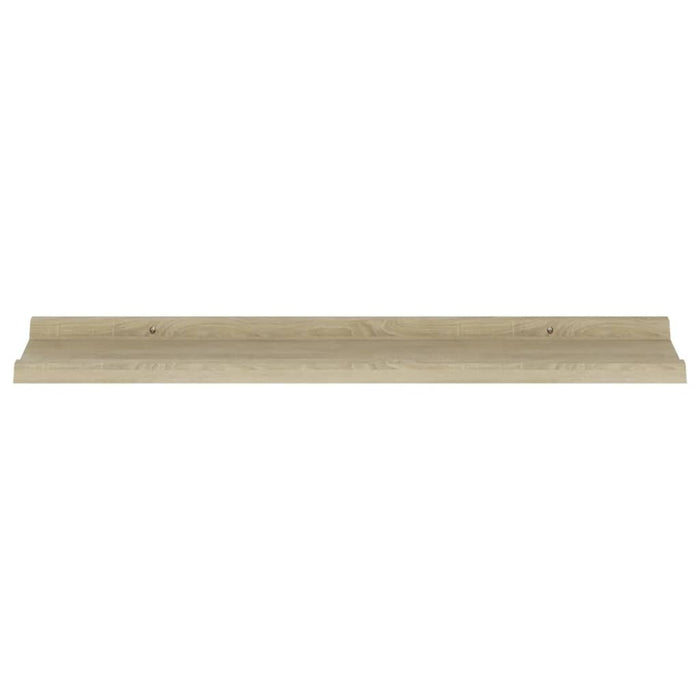 Wall Shelves 2 Pcs Sonoma Oak 80X9X3 Cm Txllno