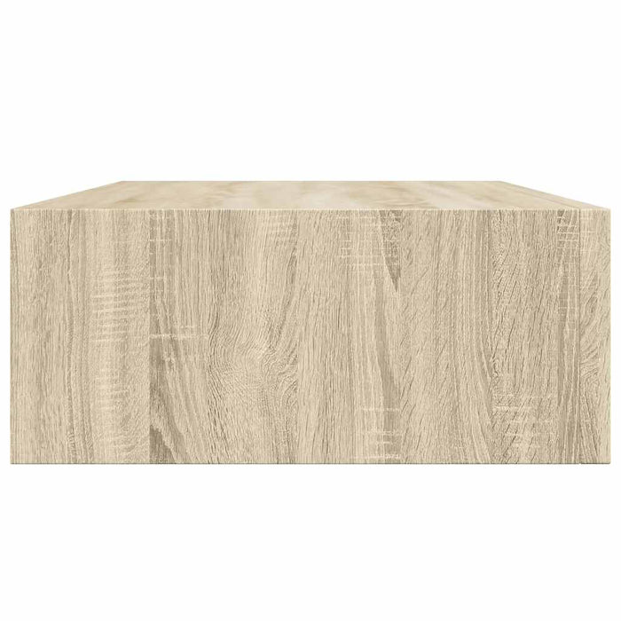 Wall-Mounted Drawer Shelf Oak 40X23.5X10Cm Mdf Ttbxai