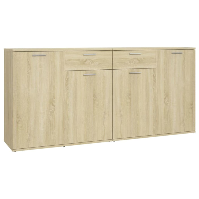 Sideboard Sonoma Oak 160X36X75 Cm Engineered Wood Tbiaktb