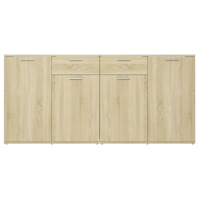 Sideboard Sonoma Oak 160X36X75 Cm Engineered Wood Tbiaktb