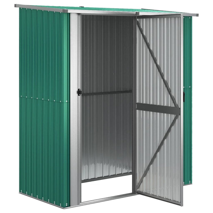 Garden Shed Green 180.5X97X209.5 Cm Galvanised Steel Opbkbt