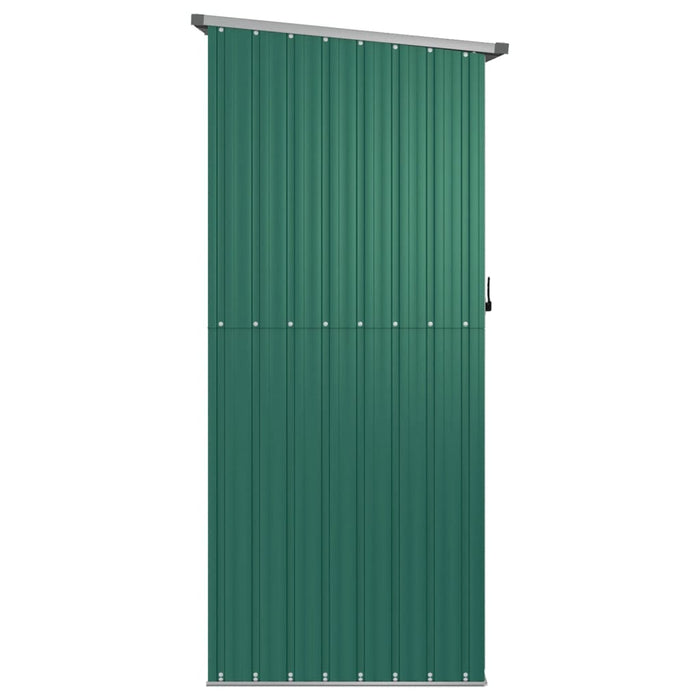 Garden Shed Green 180.5X97X209.5 Cm Galvanised Steel Opbkbt