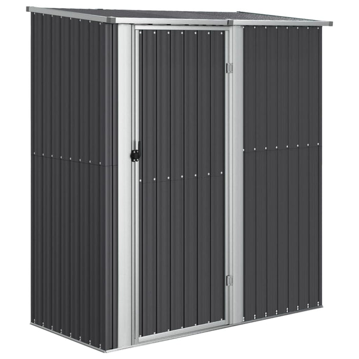 Garden Shed Anthracite 180.5X97X209.5 Cm Galvanised Steel Opbkbp