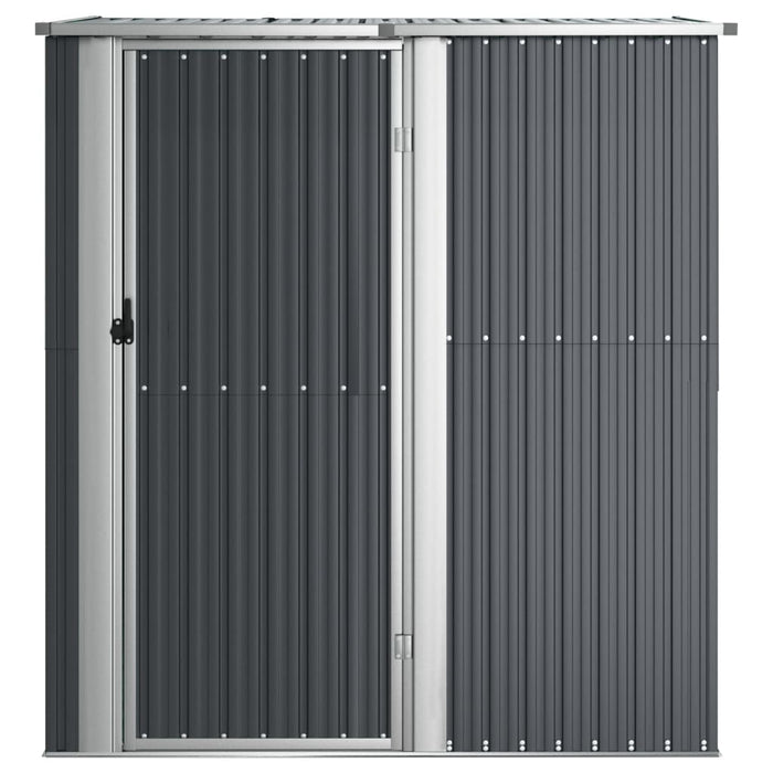 Garden Shed Anthracite 180.5X97X209.5 Cm Galvanised Steel Opbkbp