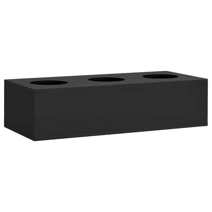 Office Flower Box Anthracite 90X40X23 Cm Steel Ttlaxn