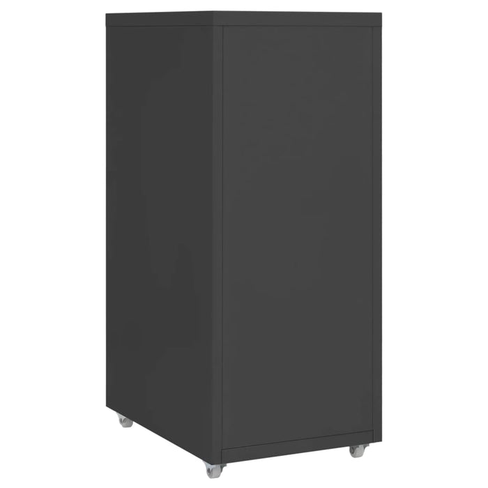 Mobile File Cabinet Anthracite 28X41X69 Cm Metal Ttpkop
