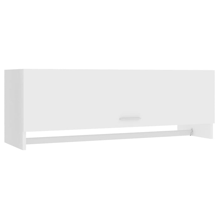 Wardrobe White 100X32.5X35 Cm Engineered Wood Nbnxtt