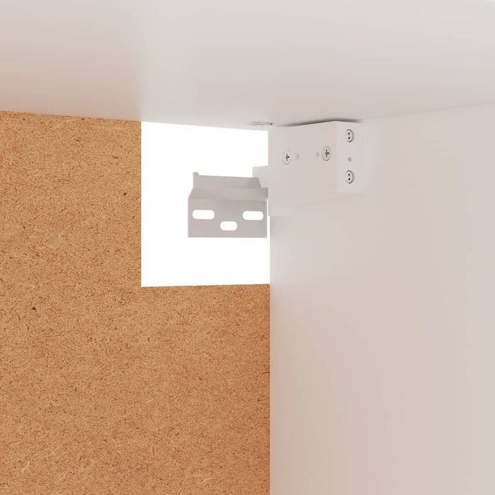 Wardrobe White 100X32.5X35 Cm Engineered Wood Nbnxtt